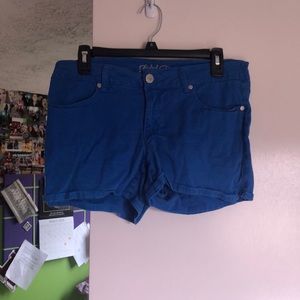 Blue shorts